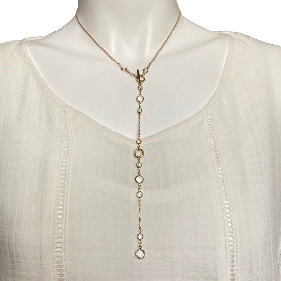 Stainless Steel Long Necklace Toggle Closure - Picture 9 of 9